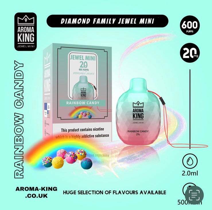 20mg Aroma King Diamond Family Jewel Mini Disposable Vape Pod