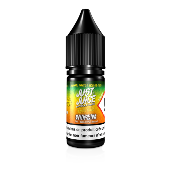 11mg PINEAPPLE PAPAYA COCONUT NIC SALT EXOTIC FRUITS JUST JUICE 10ML